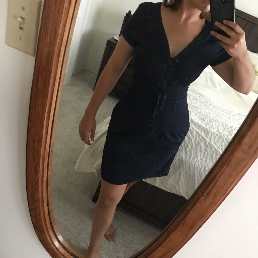 SOLD- Zara Denim Dress